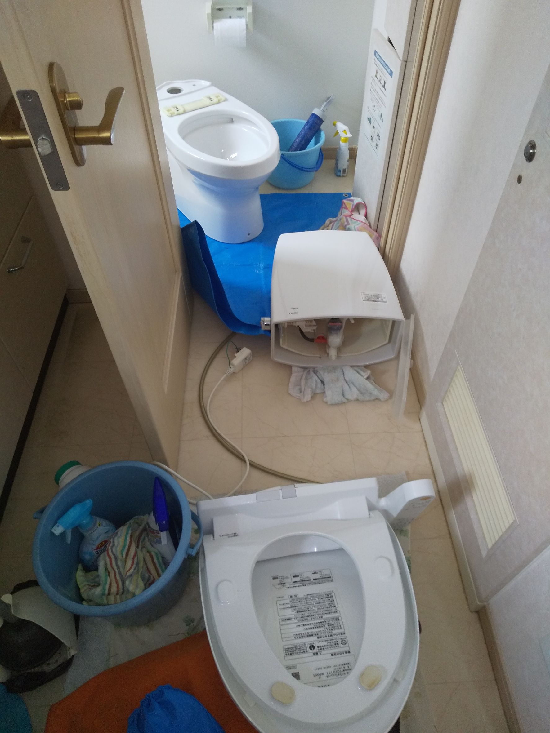 大阪市中央区トイレタンクつまり修理